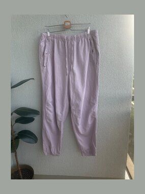 Size XL-XXL Tall,  GAP Linen Jogger Pants Lavender Drawstring Casual
